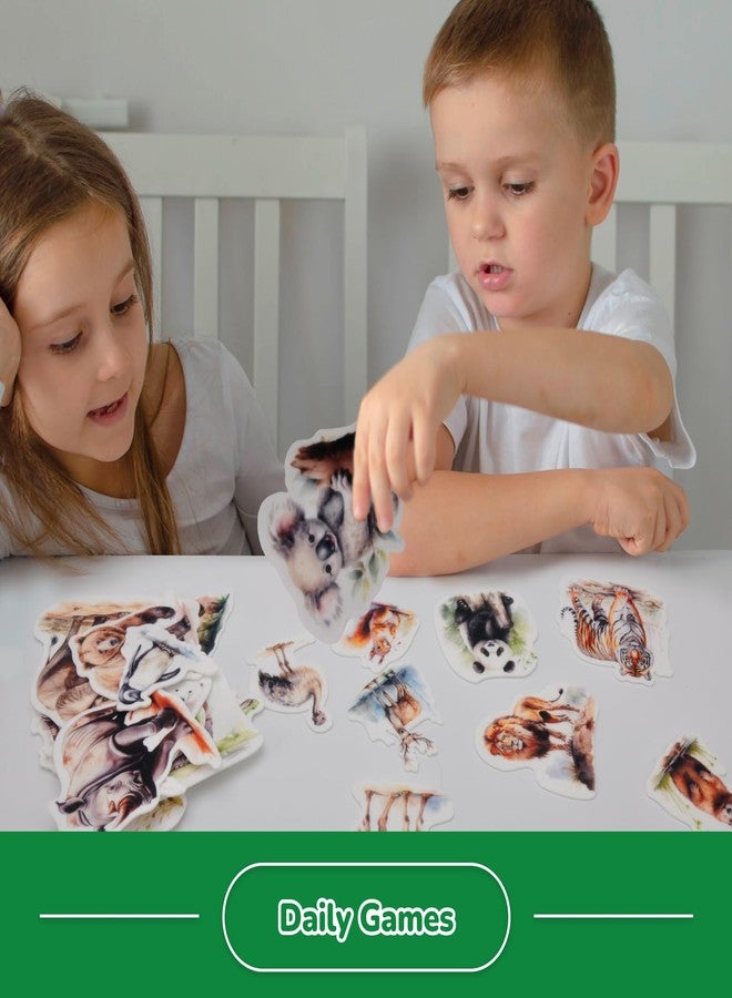 CHEFAN Jungle Animal Felt Board Story Pieces, Flannel Figures Precut Graph Wild Zoo Animals Themed for Preschool Early Learning Storytelling - 24 Pcs - Image 5